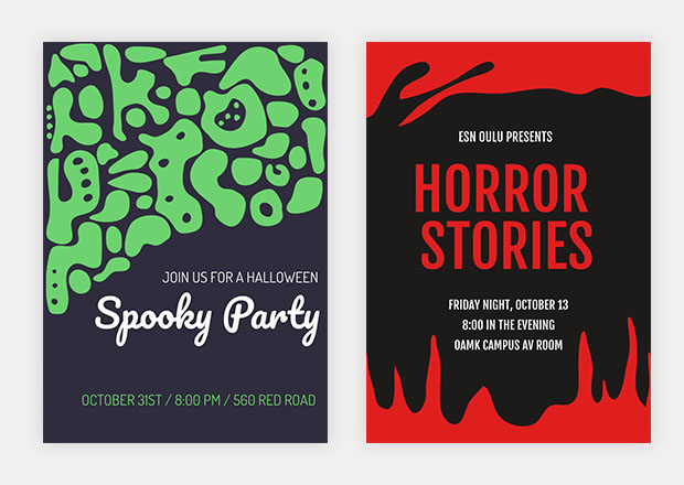 free halloween flyer templates