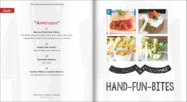 Catering price list