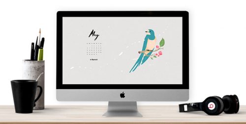 May 2018 wallpaper calendar