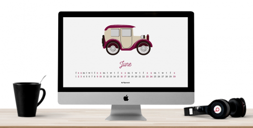 June 2018 wallpaper calendar