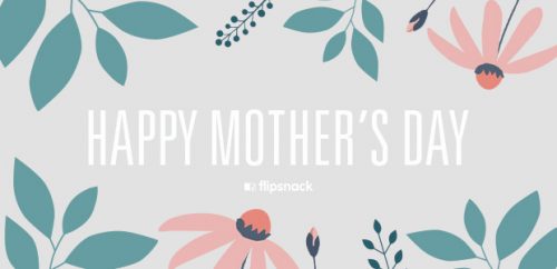 Free printable card template for Mother’s Day