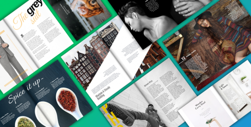 double page layouts