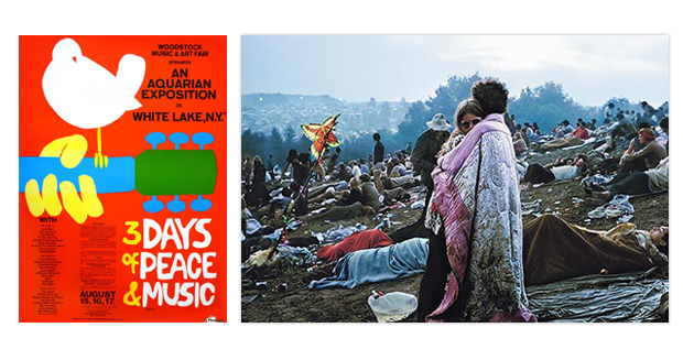 The art of the music festival poster Woodstock
