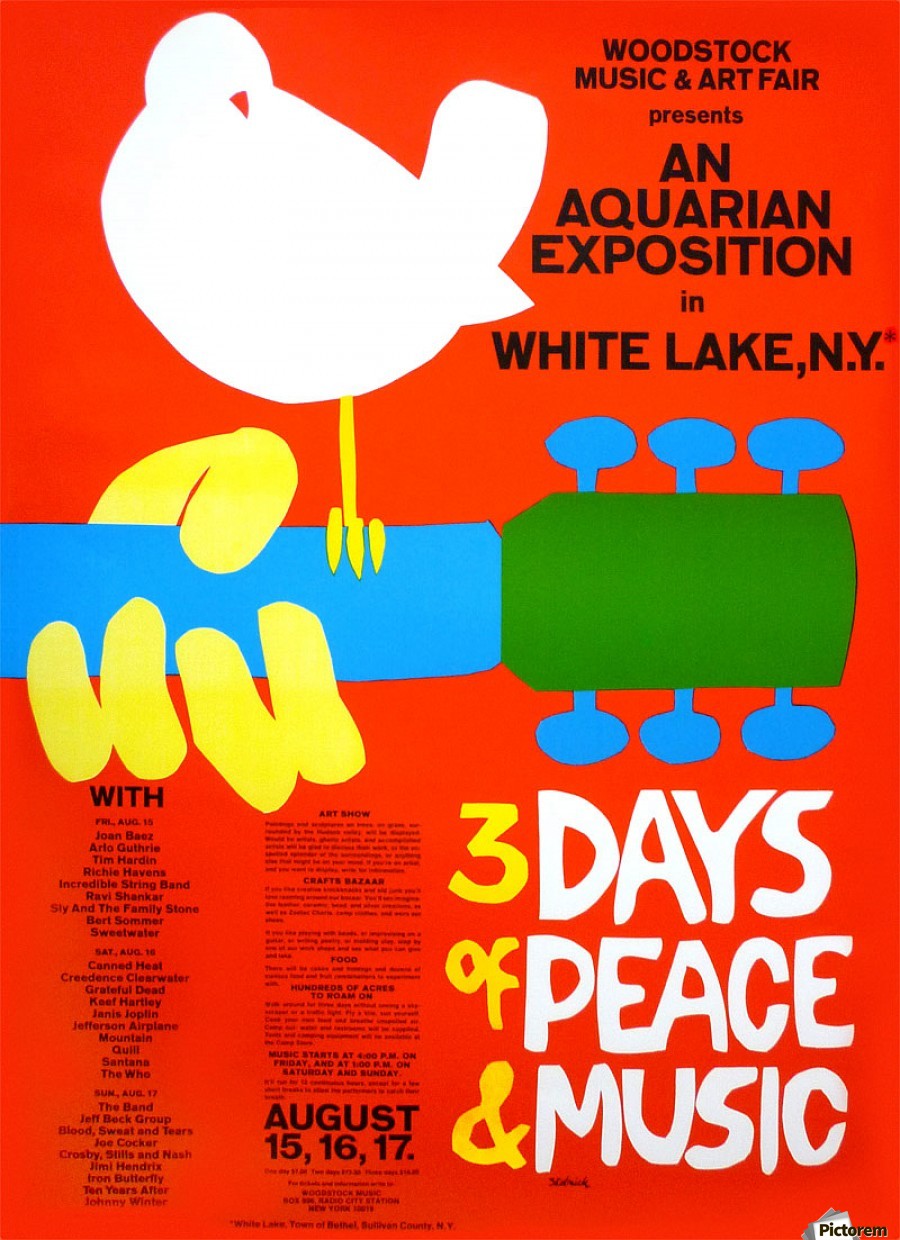 The art of the poster original Woodstock