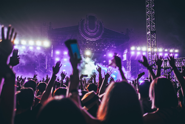 the art of the music festival poster crowd