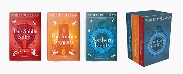 his dark materials book cover series design