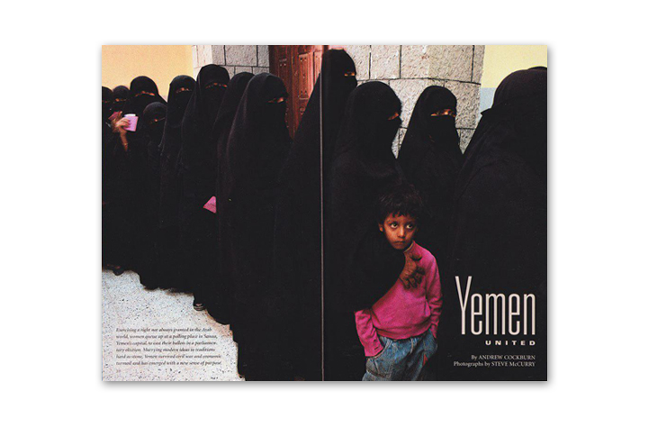 double page layout national geographic