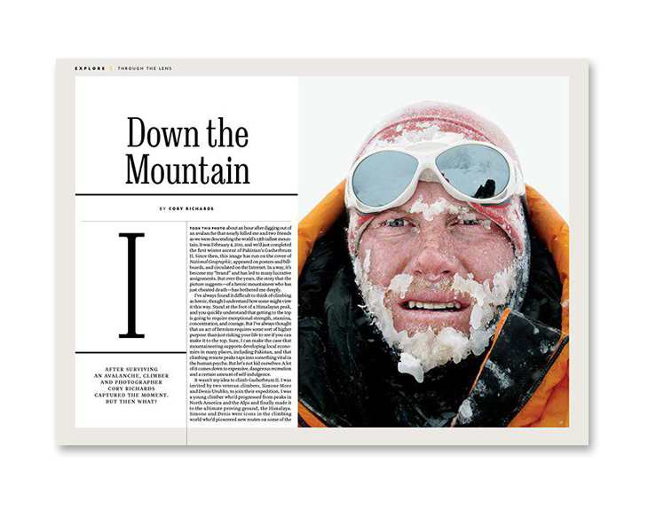 national geographic magazine layout