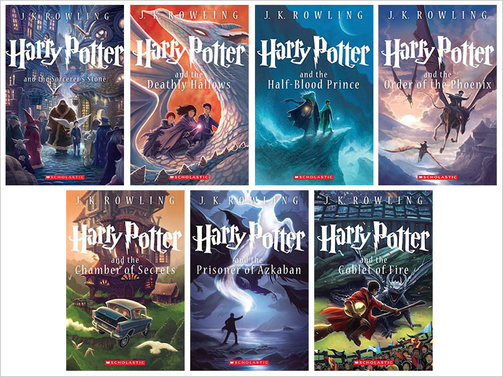 all harry potter book covers