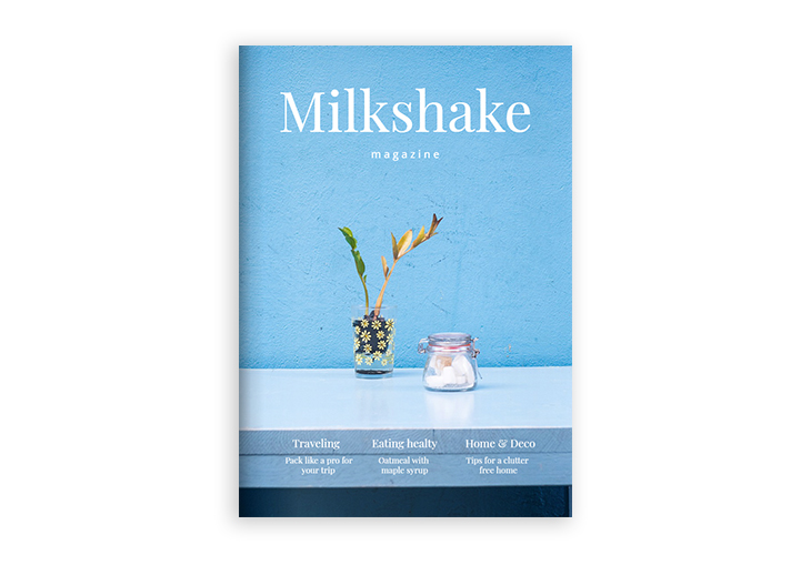 food magazine template