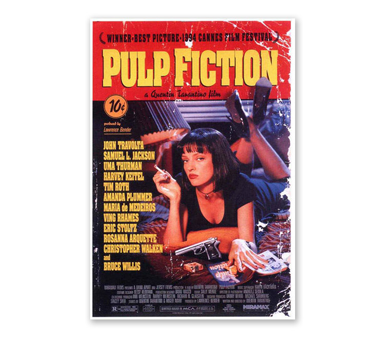 poster design art - pulp fiction poster