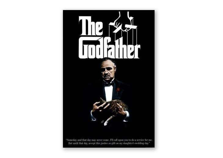 poster design art - the godfather