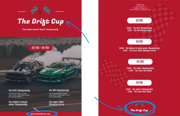 free template car racing