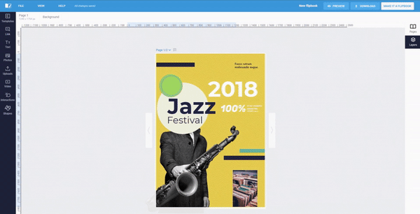 how to make your own event flyer