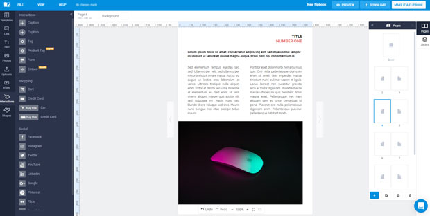 template editor