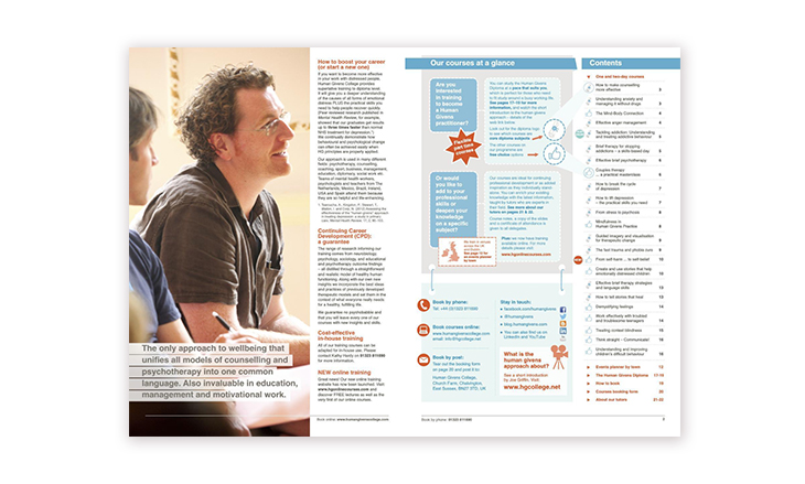 table of contents