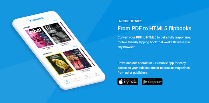 flipsnack mobile app