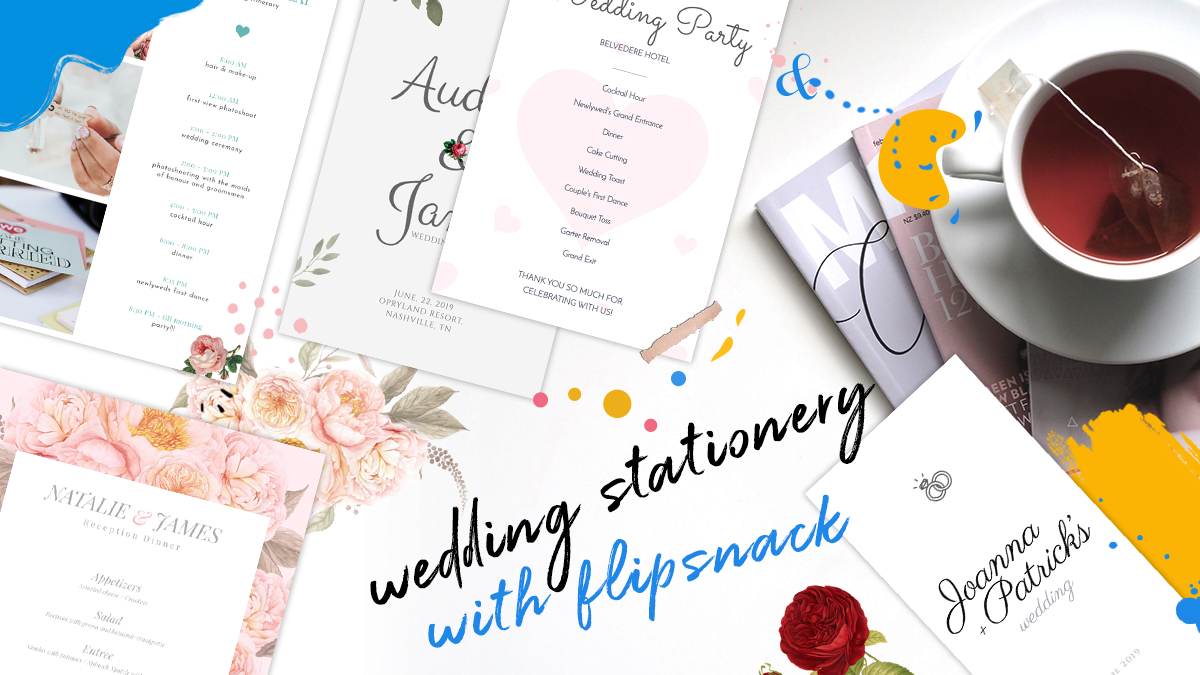 How Flipsnack Can Help With Your Wedding Stationery Flipsnack Blog