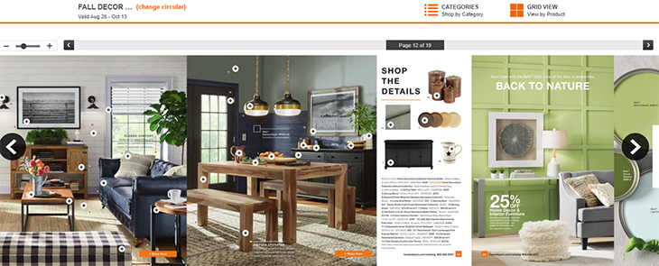 how top 100 us brands use catalogs - home depot