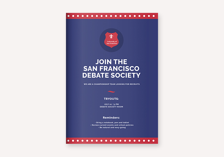 free poster template