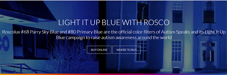 rosco light it blue