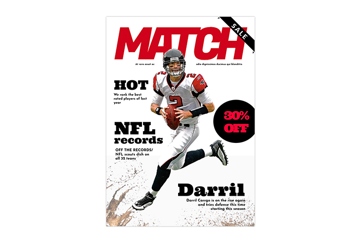 sports magazine template