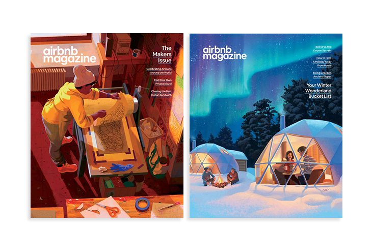 is print dead? airbnb magazine