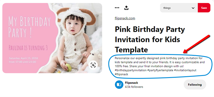 SEO optimized descriptions