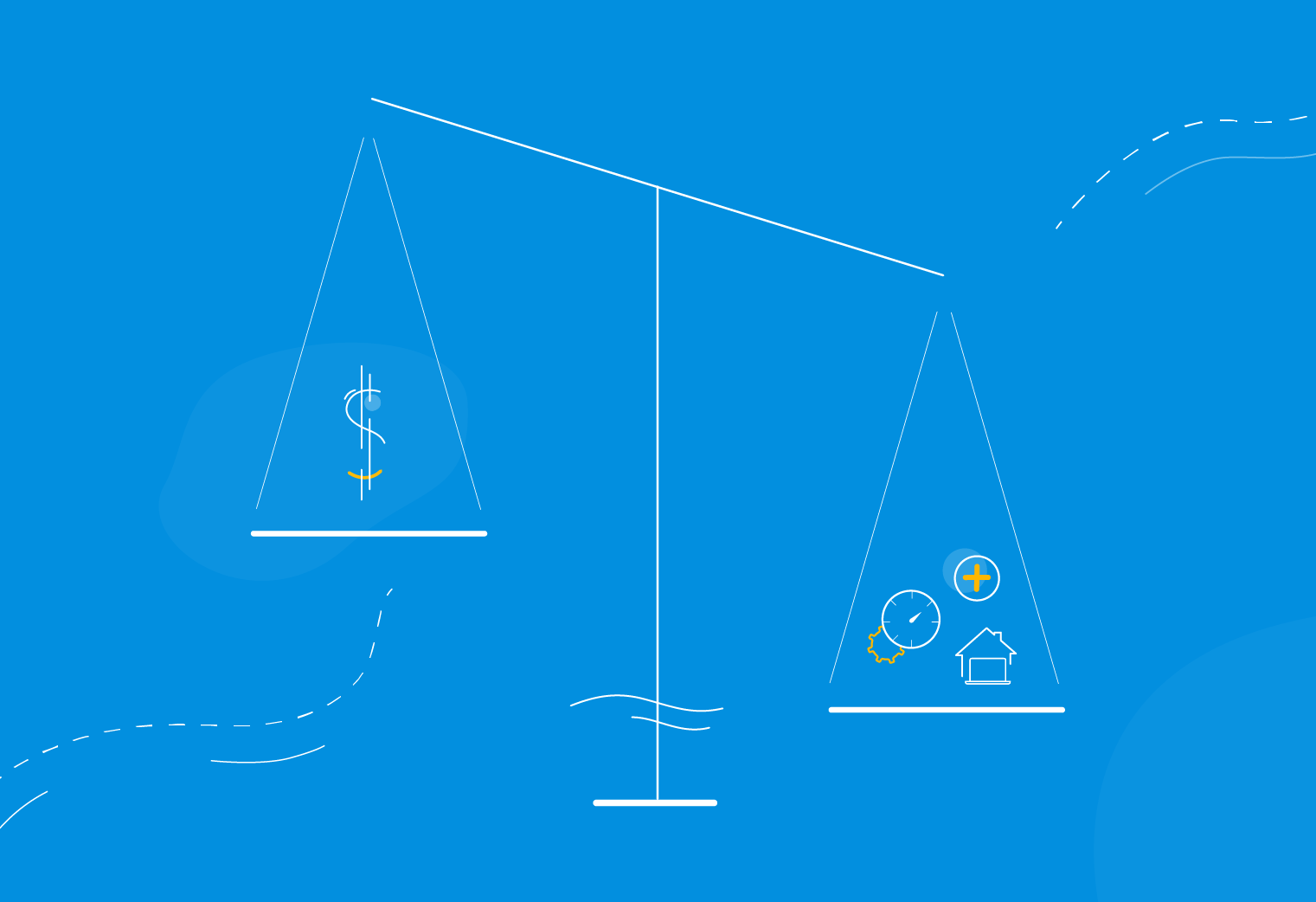 scale - money vs other benefits