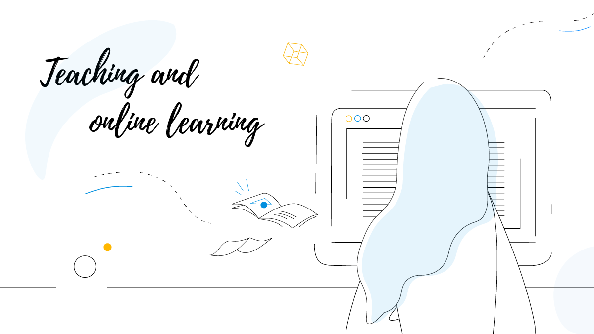 teaching during lockdown: online learning cover