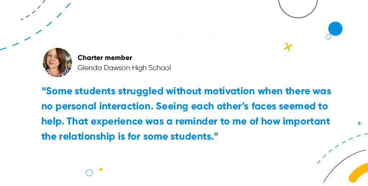 Leslie sanderson quote about teaching during lockdown