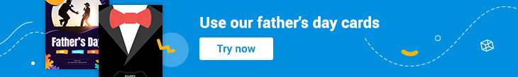 father's day cards banner