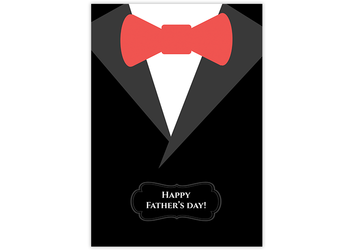 father's day card tie