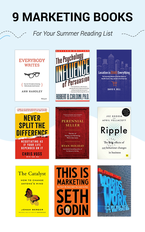 9 marketing books for your summer reading list