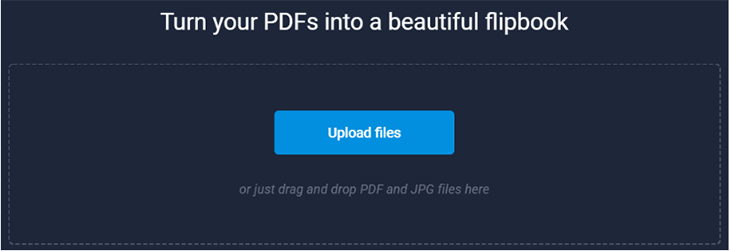 upload button