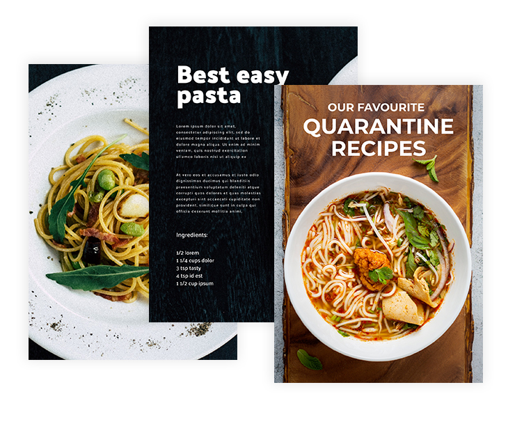 Simple Quarantine Recipes Cookbook Template