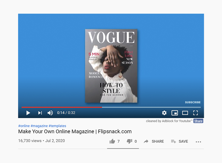 make a magazine like Vogue - tik tok challenge