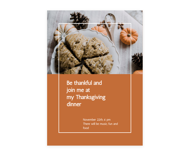 Thanksgiving Invitation Template