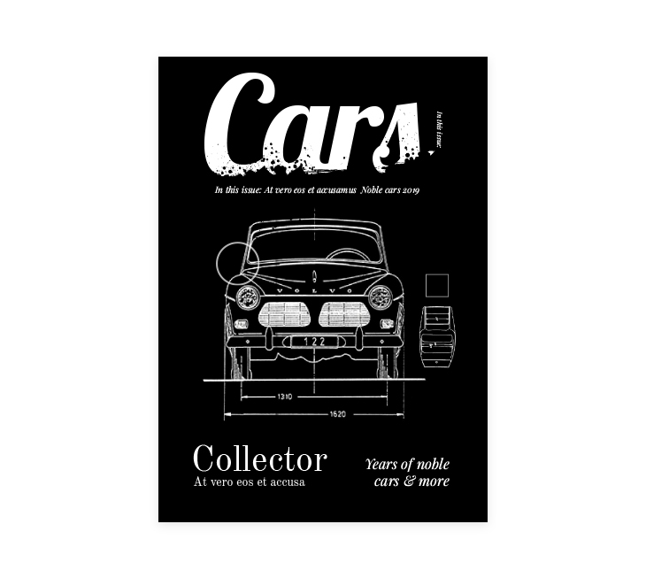 car magazine free template