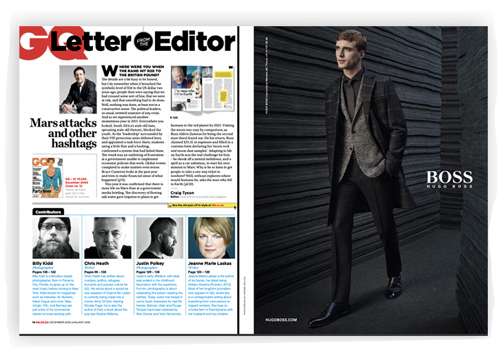 image of GQ magazine- how to run an online magazine in 2020