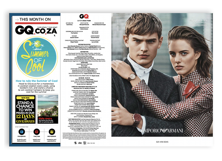 GQ impressum example- how to run an online magazine in 2020