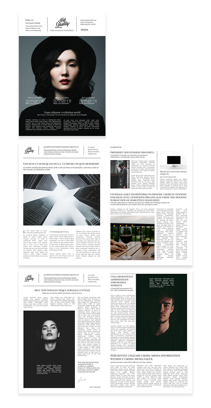 Business Magazine Template template from Flipsnack