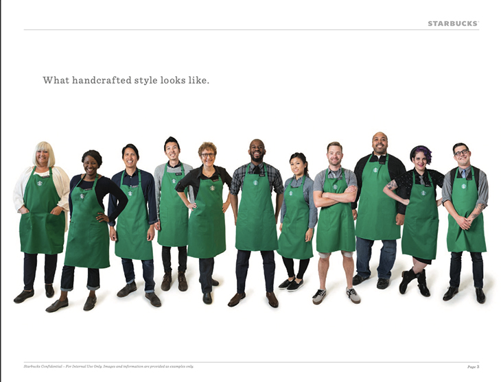 Starbucks dress code lookbook