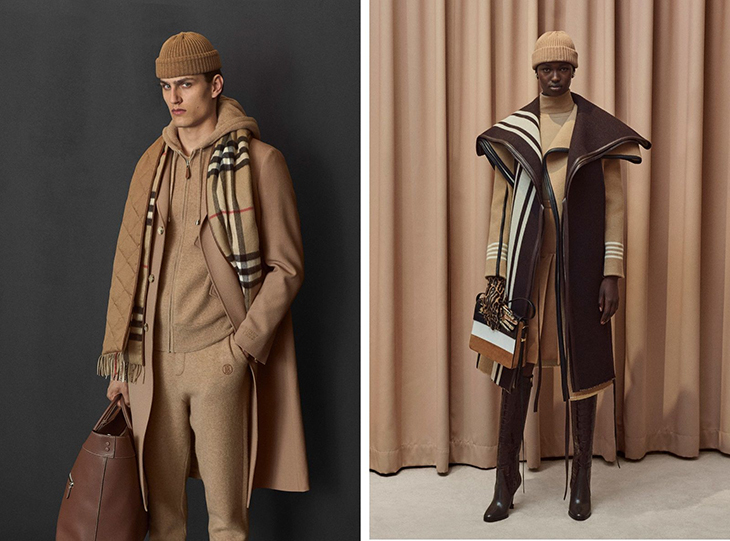 Burberry lookbook example