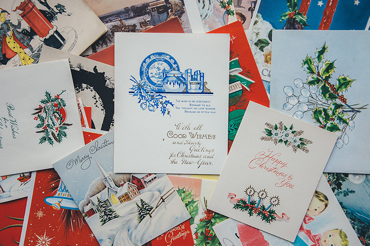 different Christmas cards format