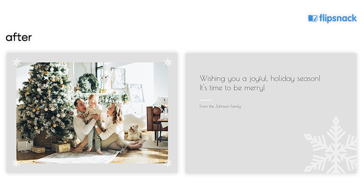 traditional Christmas card