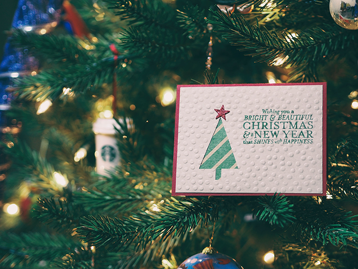 Christmas card message