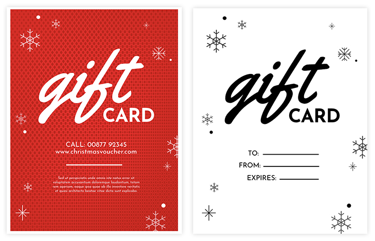 Christmas Gift Card Template