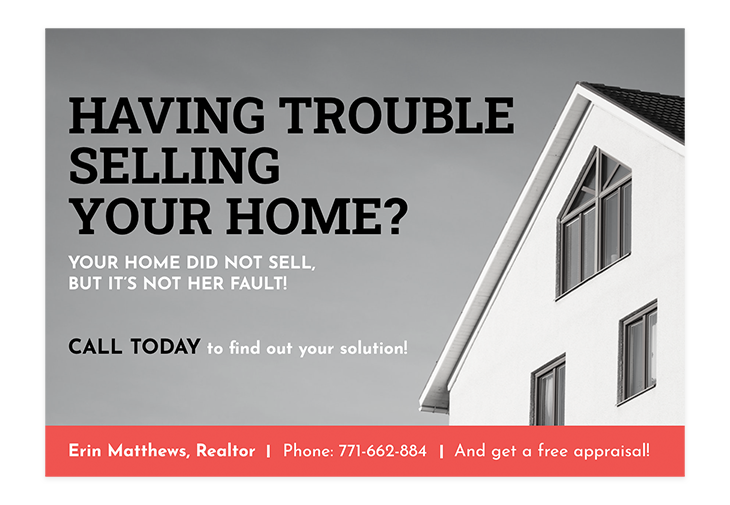 real estate postcard dieas third template