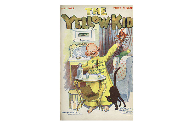 The Yellow Kid - one of the first US newspaper comic strips